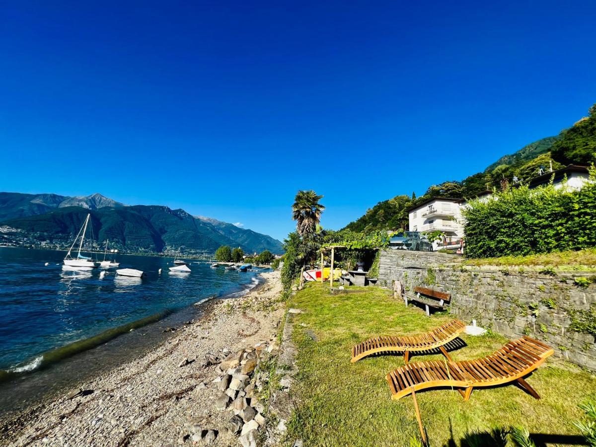 Boho Lake House - Private Beach 600M From The Property - Free Parking - Home Cinema Room Gambarogno Exterior foto